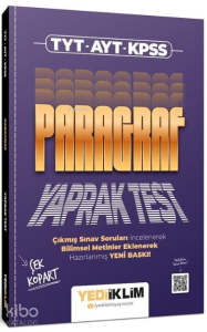 2022 Tyt-Ayt-Kpss Paragraf Çek Kopart Yaprak Test