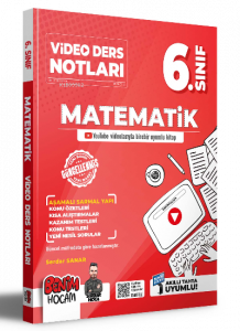 2023 6.sınıf Matematik Video Ders Notları (Konu Anlatımı)