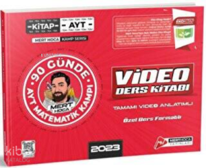 2023 90 Günde AYT Matematik Kampı Video Ders Kitabı Eko