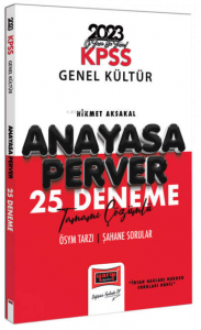 2023 KPSS Anayasaperver Tamamı Çözümlü 25 Deneme