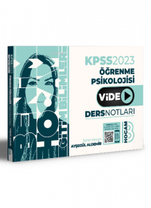 2023 KPSS Eğitim Bilimleri Öğrenme Psikolojisi Video Ders Notları