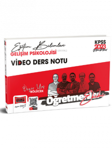 2023 KPSS Eğitim Bilimleri Öğretmenler Ekibi Gelişim Psikolojisi Video Ders Notları