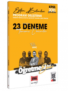 2023 KPSS Eğitim Bilimleri Öğretmenler Ekibi Program Geliştirme (Öğretim Teknolojileri ve Materyal Tasarımı - Sınıf Yönetimi) Tamamı Çözümlü 23 Deneme