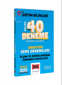 2023 KPSS Eğitim Bilimleri Ölçme Değerlendirme ve Öğrenme Psikolojisi Anahtar Ders Denemeleri Tamamı Çözümlü 20+20 40 Deneme Sınavı