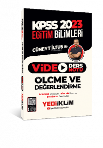 2023 KPSS Eğitim Bilimleri Ölçme ve Değerlendirme Video Ders Notu