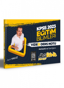 2023 KPSS Eğitim Bilimleri Rehberlik ve Özel Eğitim Video Ders Notları