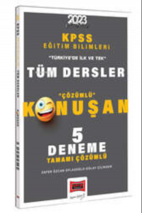 2023 KPSS Eğitim Bilimleri Tüm Dersler Tamamı Çözümlü Konuşan 5 Deneme