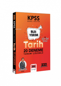 2023 KPSS Genel Kültür Tarih Bilgi Yorum Tamamı Çözümlü 20 Deneme