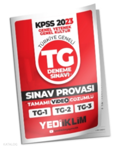 2023 KPSS Genel Yetenek Genel Kültür Türkiye Geneli Sınav Provası Deneme (1-2-3) Tamamı Video