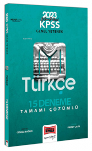 2023 KPSS Genel Yetenek Hedef IYI Serisi Türkçe Tamamı Çözümlü 15 Deneme