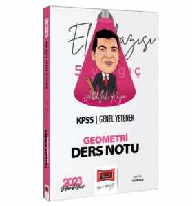 2023 KPSS Genel Yetenek Son Düzlük El Yazısı İle Geometri Ders Notu
