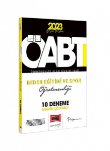 2023 KPSS ÖABT Beden Eğitimi ve Spor Öğretmenliği Tamamı Çözümlü 10 Deneme