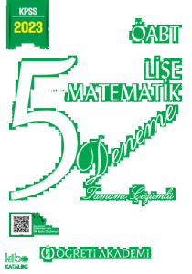 2023 KPSS ÖABT Lise Matematik 5 Deneme