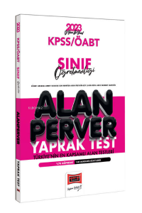 2023 KPSS ÖABT Sınıf Öğretmenliği Alanperver Yaprak Test
