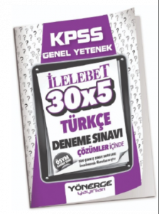 2023 KPSS Türkçe İLELEBET 30x5 Deneme Çözümlü