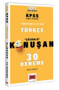 2023 KPSS Türkçe Tamamı Çözümlü Konuşan 30 Deneme