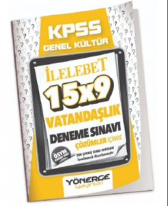 2023 KPSS Vatandaşlık İLELEBET 15x9 Deneme Çözümlü
