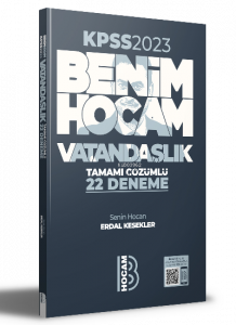 2023 KPSS Vatandaşlık Tamamı Çözümlü 22 Deneme