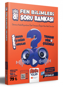 2023 LGS 8.Sınıf Fen Bilimleri SES Tamamı Video Çözümlü Soru Bankası