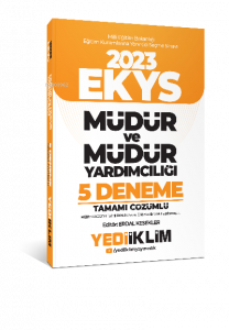 2023 MEB EKYS Müdür ve Müdür Yardımcılığı Tamamı Çözümlü 5 Deneme