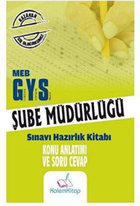 2023 MEB GYS Şube Müdürlüğü Konu Anlatımı ve Soru Cevap