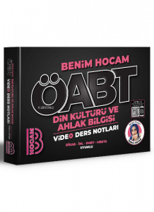 2023 ÖABT Din Kültürü ve Ahlak Bilgisi Öğretmenliği Video Ders Notları