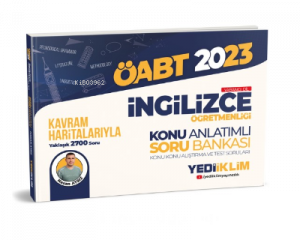 2023 ÖABT İngilizce Öğretmenliği Kavram Haritalarıyla Konu Anlatımlı Soru Bankası