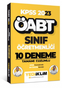 2023 ÖABT Sınıf Öğretmenliği 10 Deneme Tamamı Çözümlü