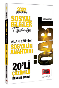2023 ÖABT Sosyal Bilgiler Öğretmenliği Sosyalin Anahtarı Tamamı Çözümlü 20 Deneme