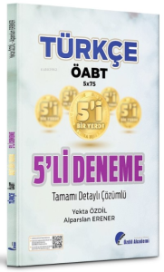 2023 ÖABT Türkçe Öğretmenliği 5 li Deneme Çözümlü
