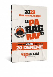 2023 Tüm Adaylar İçin Paragraf Tamamı Video Çözümlü 20 Deneme