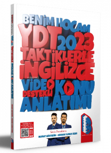 2023 YDT Taktiklerle İngilizce Video Destekli Konu Anlatımı