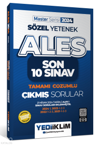 2024 ALES Sözel Yetenek Son 10 Sınav Tamamı Çözümlü  Çıkmış Sorular