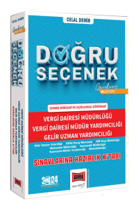 2024 (Doğru Seçenek) Vergi Dairesi Müdürlüğü, Vergi Dairesi Müdür Yardımcılığı, Gelir Uzman Yardımcılığı