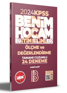 2024 Eğitim Bilimleri Ölçme ve Değerlendirme Tamamı Çözümlü 24 Deneme Benim Hocam Yayınları