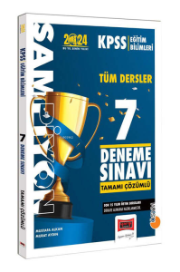 2024 Eğitim Bilimleri Tamamı Çözümlü Şampiyon 7 Deneme Sınavı
