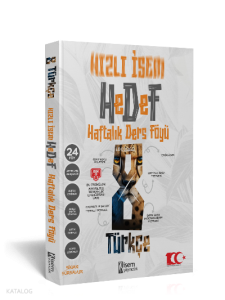 2024 Hızlı İsem 8.Sınıf Türkçe  Haftalık Ders Föyü