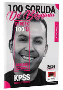 2024 KPSS 5Yüz 100 Soruda Tamamı Çözümlü Dil Bilgisinin Gerçek 100'ü