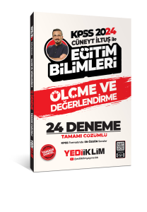 2024 KPSS Cüneyt İltuş ile Eğitim Bilimleri Ölçme ve Değerlendirme Tamamı Çözümlü 24 Deneme