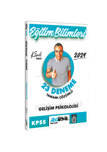 2024 KPSS Eğitim Bilimleri Gelişim Psikolojisi Tamamı Çözümlü 23 Deneme