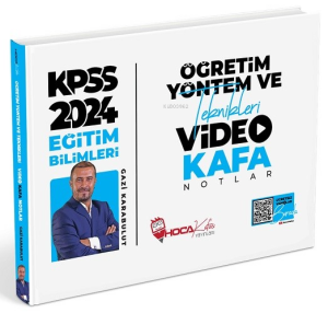 2024 KPSS Eğitim Bilimleri Öğretim Yöntem ve Teknikleri Video Kafa Notlar