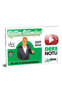 2024 KPSS Eğitim Bilimleri Ölçme ve Değerlendirme Video Ders Notu