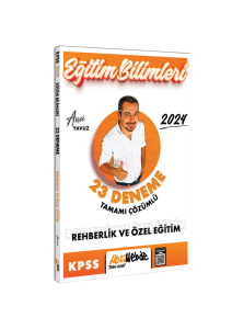 2024 KPSS Eğitim Bilimleri Rehberlik ve Özel Eğitim Tamamı Çözümlü 23 Deneme