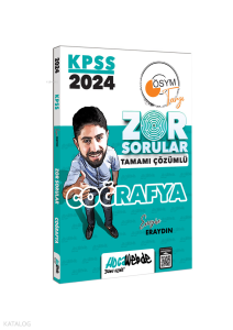 2024 KPSS GK Coğrafya  Tamamı Çözümlü Zor Sorular