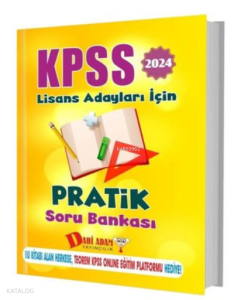 2024 KPSS Lisans Adaylar İçin Pratik Soru Soru Bankası