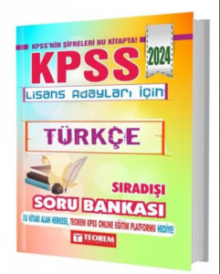 2024 KPSS Lisans Türkçe Sıradışı Soru Bankası