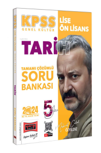 2024 KPSS Lise Ön Lisans 5Yüz Tarih Tamamı Çözümlü Soru Bankası