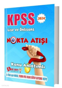 2024 KPSS Lise ve Ön Lisans Nokta Atışı Konu Anlatımlı
