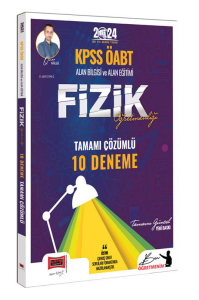 2024 KPSS ÖABT Fizik Öğretmenliği Tamamı Çözümlü 10 Deneme