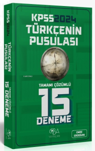 2024 KPSS Türkçenin Pusulası 15 Deneme Çözümlü